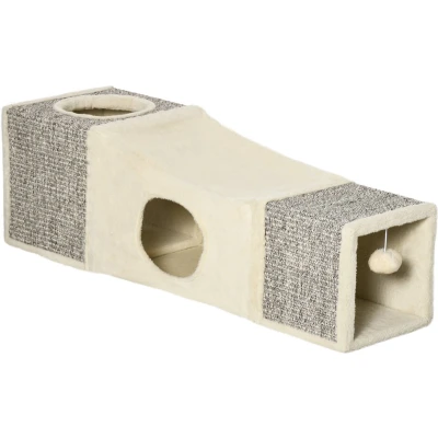 Afbeelding van PawHut Katzentunnel mit Spielball D34 004V00