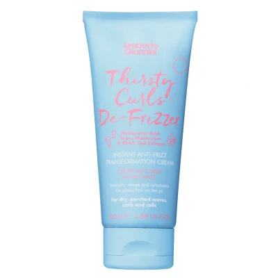 Afbeelding van Umberto Giannini Thirsty Curls Instant Anti Frizz Transformation Cream 100ml