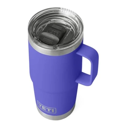 Afbeelding van YETI Rambler Travel Mug, Stainless Steel Vacuum Insulated Mug with Stronghold Lid, Ultra Marine Violet, 20 oz (591 ml)