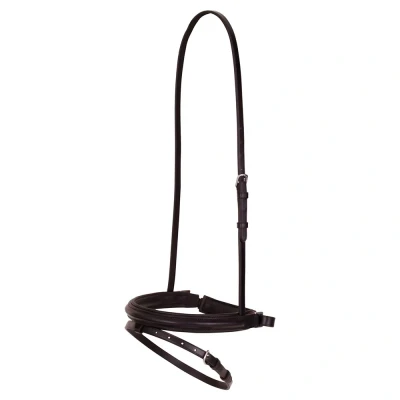 Afbeelding van BR Aansnoer Neusriem Smal SOC Cob Zilver Zwart