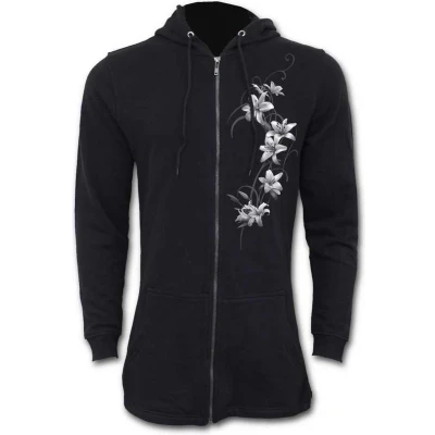 Afbeelding van Spiral Pure Of Heart Vest met capuchon zwart L 100% katoen Basics