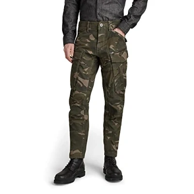 Afbeelding van G STAR RAW Rovic Zip 3D Regular Tapered heren Broek,Multicolor (Turf Woodland Camo D223 d435),29W / 32L