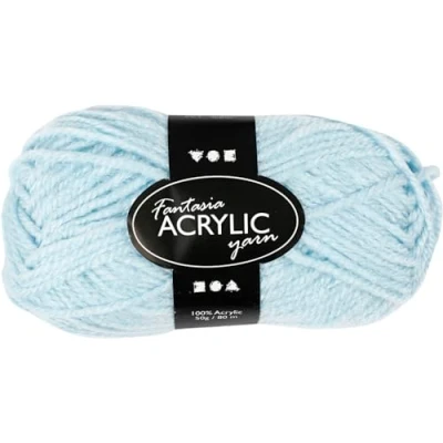 Afbeelding van Creotime fantasia acryl garen lichtblauw 80 m 50 g