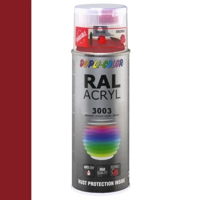 Afbeelding van Dupli Color Ral Acryl 3003 Robijn rood Hoogglans 400 ml