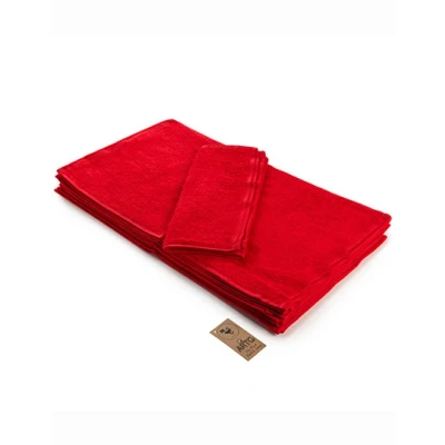 Afbeelding van ARTG® Towelzz Gastenhanddoek 30 x 50 cm Rood Fire Red Set 10 stuks