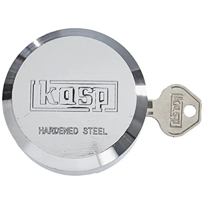 Afbeelding van Kasp stalen slot, strijkloos, zilver, K50073LD, 73 mm (B)