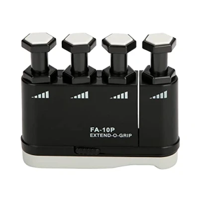 Afbeelding van Finger Exerciser Tool, Adjustable Guitar Piano Hand Grip Trainer Strengthener Practice Tool Musical Instruments Accessory