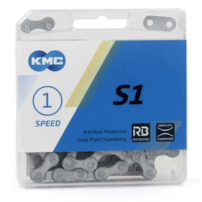 Afbeelding van KMC Stadsfiets/Fixed Gear Fietsketting 112 schakels zilver