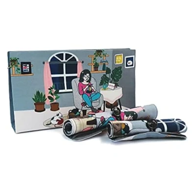 Afbeelding van KnitPro Passion projecttas met 2 etuis 29x6,5x17cm.