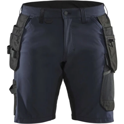Afbeelding van Blaklader Short 4 weg stretch 1520 1645 Donker marineblauw/Zwart C54