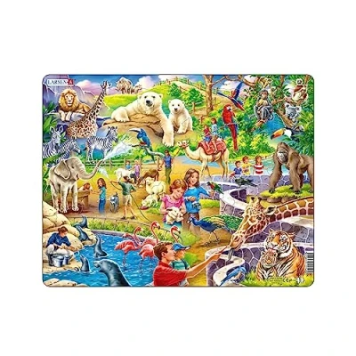 Afbeelding van Larsen Legpuzzel Maxi In De Dierentuin 48 Stukjes