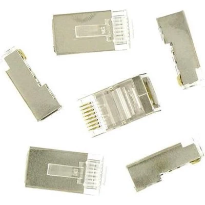 Afbeelding van Stekkers UTP 8 polig RJ45 afgeschermd 6 st