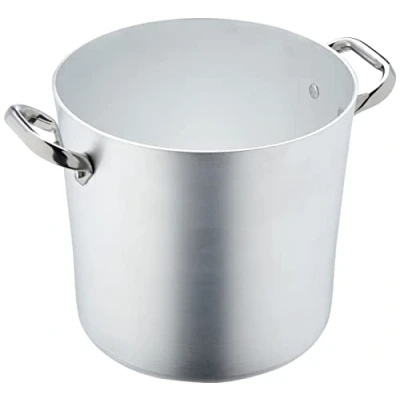 Afbeelding van Pentole Agnelli ALMA10322 Hoge Pot met twee handgrepen roestvrij staal, professioneel aluminium 3 millimeter, 8,4 l