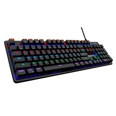 Afbeelding van THE G LAB Keyz Carbon V3 Mechanisch gaming toetsenbord met BLAUWE schakelaar