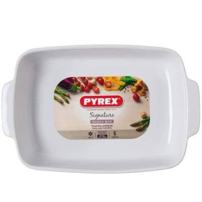 Afbeelding van Ovenschaal Pyrex Signature Rechthoek Wit 30 x 22 cm