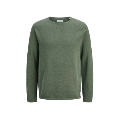 Afbeelding van JACK &amp; JONES ESSENTIALS trui fijn gebreid groen