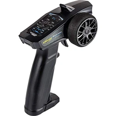 Afbeelding van Carson 500500102 Reflex Wheel Start 2.4G radio, modelbouw, accessoires, afstandsbediening, ontvanger, 3 kanalen, compatibel met Tamiya KIT, zwart