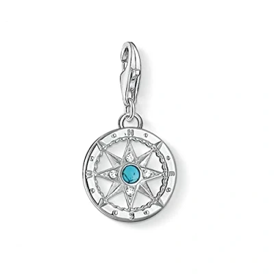 Afbeelding van THOMAS SABO Dames bedelhanger kompas reizen Charm Club 925 sterling zilver 1228 405 17
