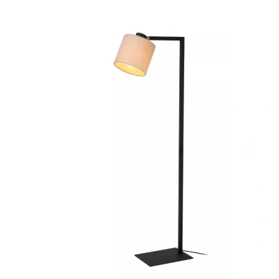 Afbeelding van Lucide LESLEY Vloerlamp 1xE27 Zwart