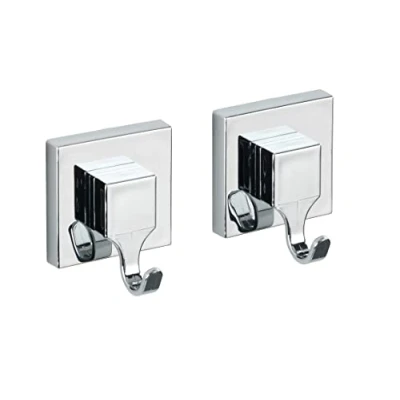 Afbeelding van WENKO Wandhaak Quadro set van 2, bevestigen zonder boren