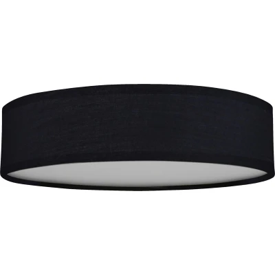 Afbeelding van Smartwares plafondlamp Mia 40 x 10 cm 40W E14 textiel zwart