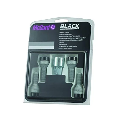 Afbeelding van 27221SUB wielborgbouten SUB (zwart) M12x1.5, kegelzitting, schachtlengte 27,9 mm, totale lengte van de schroef 53,0 SW17, sleuteldiameter 25,8 mm