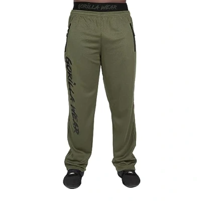 Afbeelding van Gorilla Wear Mercury MESH Trainingsbroek, Heren, Maat: L/XL, Dark green