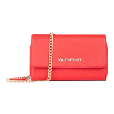 Afbeelding van VALENTINO Schoudertas Koppeling Zero Re Wallet With Shoulder Strap Rosso Rood