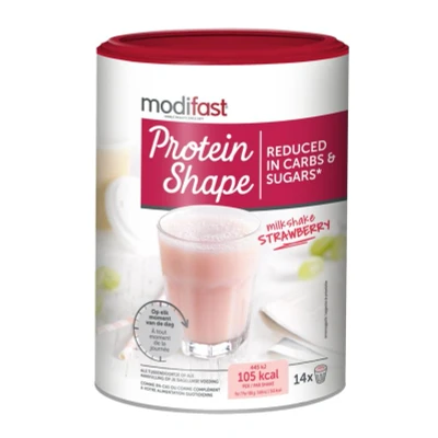Afbeelding van Modifast Protein Shape Milkshake Aardbei 540GR