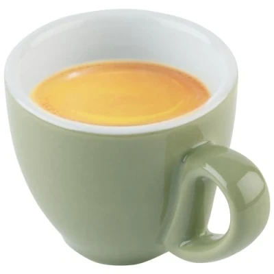 Afbeelding van APS 16001 Espressokopje in groen, Ø 6 cm, hoogte 5,5 80 ml