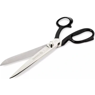 Afbeelding van Mundial Kleermakersschaar 490 12NP/SR Professional 30,5 cm Zwart Ergonomisch Handvat Microvertanding