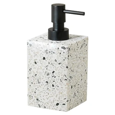 Afbeelding van Gedy Zoe Zeepdispenser Wit Zwart