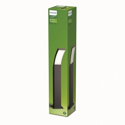 Afbeelding van Philips Splay LED tuinpadverlichting antraciet H 60cm 4000K