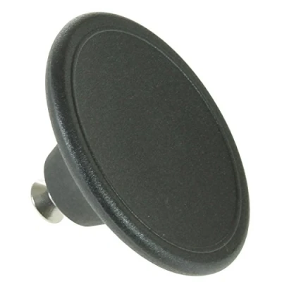 Afbeelding van SPARES2GO 5.5cm Grote Handvat Deksel Knop compatibel met Le Creuset Ovenschotel Pot Schaal Saucepan (Zwart)