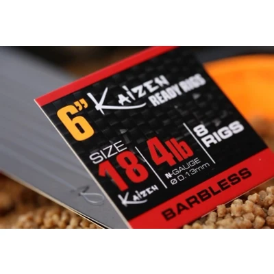 Afbeelding van Guru 6&quot; Kaizen Ready Rigs (8 pcs) Maat : 0.11mm haak 20
