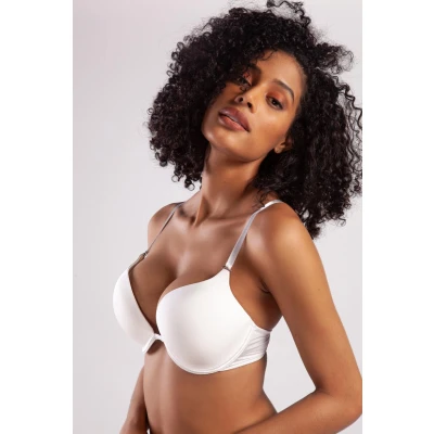 Afbeelding van Garland Dames Lingerie Voorgevormde Push up beugel Racerback BH (171 036) Maat 75A IVOOR