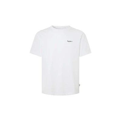 Afbeelding van Pepe Jeans Contrast Connor Tshirt basic, Heren, Maat: Large, White