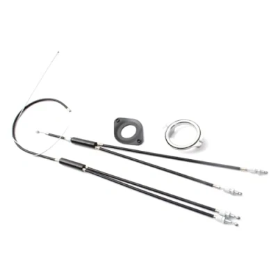 Afbeelding van KHE MVP BMX Rotor Set 1 1/8 met kabel M6 schroeven zwart zoals SST ORYG Odyssey