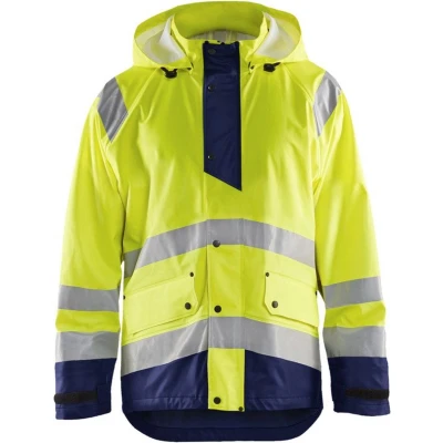 Afbeelding van Blaklader Regenjas High Vis LEVEL 1 4323 2000 Geel/Marineblauw L