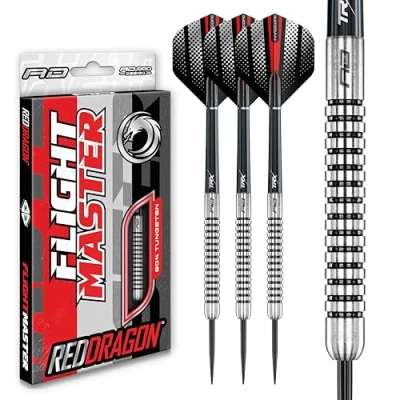 Afbeelding van RED DRAGON Fury 1 Flightmaster: Steeltip Tungsten Dartpijlen Professioneel 25 gram