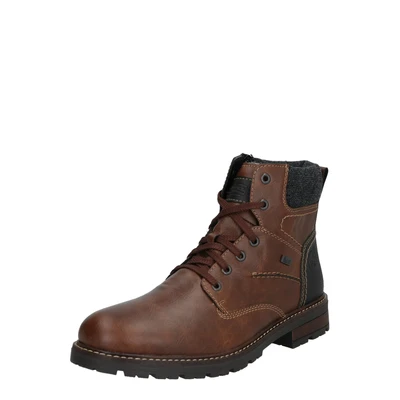 Afbeelding van Rieker 32031 Klassieke laarzen voor heren, Braun Toffee zwart graniet 25, 46 EU