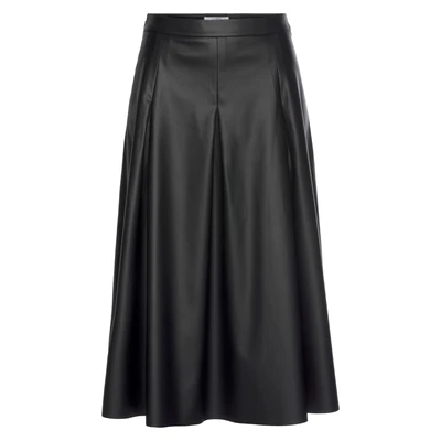 Afbeelding van Lascana Plooirok, Dames, Maat: 42, Schwarz