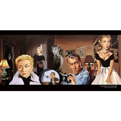 Afbeelding van Kunstdruk Master of Mystery The Art Justin Reed 100x50cm