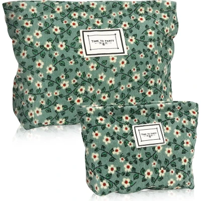 Afbeelding van Ibenzoa® Compacte Reisetoolset voor Make up en Persoonlijke Verzorging Groen