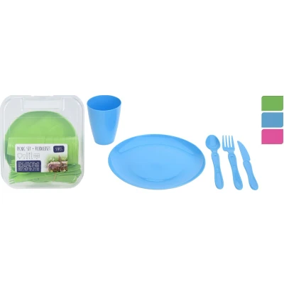 Afbeelding van Basic Picknickset 31 Delig Assorti
