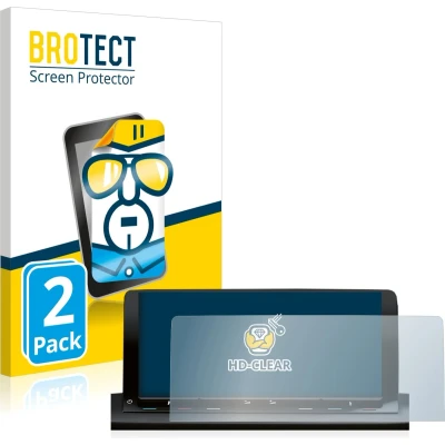 Afbeelding van BROTECT Screenprotector voor Volkswagen Caddy 5 Discover Media 10&quot; Folie Beschermfolie transparant (2 Stuks)