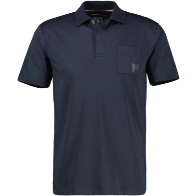 Afbeelding van LERROS regular polo grijs