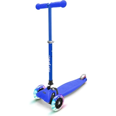 Afbeelding van Fun Pro One Deluxe Kinderscooter Step Kickboard 3 6 Jaar Zwaartekrachtstuur Led Wielen Met Dynamo Tot 50 Kg Lichaamsgewicht Ca. 130 Cm Lichaamslengte Inklapbaar In Hoogte Verstelbaar Stuur