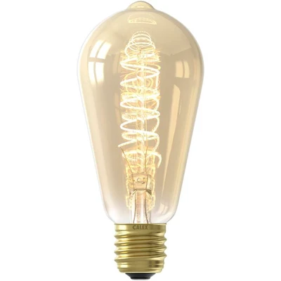 Afbeelding van LED lamp E27 Edison Calex (5.5W, 470lm, 2100K, Dimbaar)