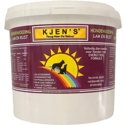 Afbeelding van Kjen&#039;s geperst hondenvoer Lam&amp;Rijst 3,5 kg